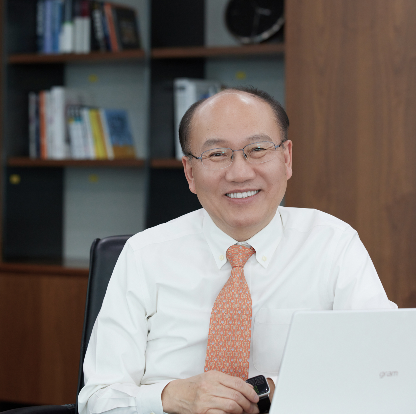 노진서, 한주우 대표이사 사진
