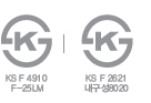 인증마크: KS F 4910 F-25LM , KS F 2621 성적서 (내구성)