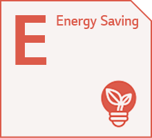 E: energy saving