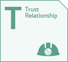 T: trust relationship